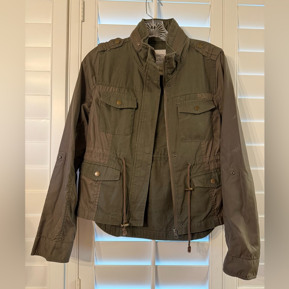 American Rag green Utility Jacket